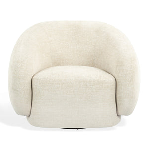 Safavieh Couture Kyabriana Chenille Swivel Chair, SFV4401