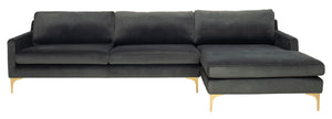 Safavieh Couture Brayson Chaise Sectional Sofa, SFV4510