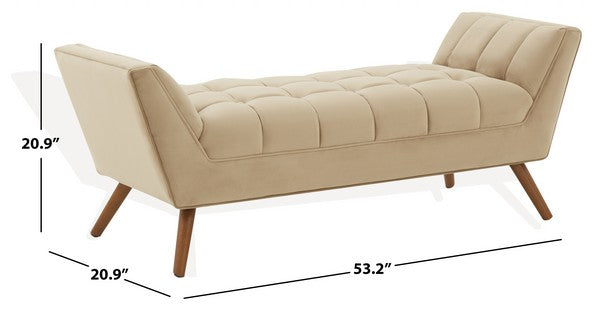 Safavieh Couture Damian Tufted Bench