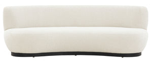 Safavieh Couture Stevie Boucle Curved Back Sofa, SFV4766
