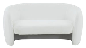 Safavieh Couture Zhao Curved Loveseat, SFV4783