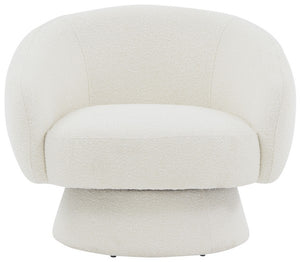 Safavieh Couture Petryna Boucle Swivel Accent Chair, SFV4822