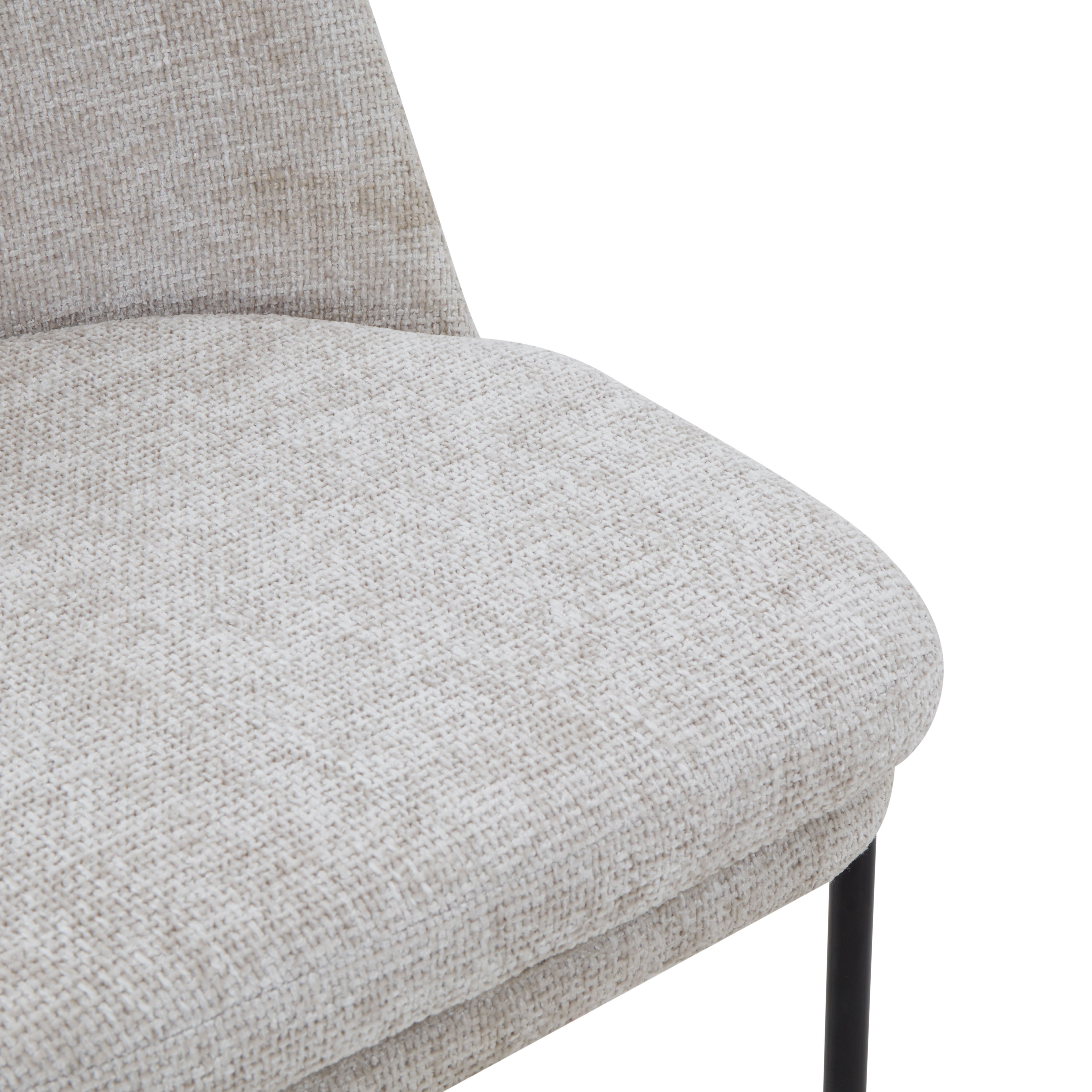 Safavieh Couture Tamarie Chenille Counter Stool, SFV4836 - Light Grey / Black