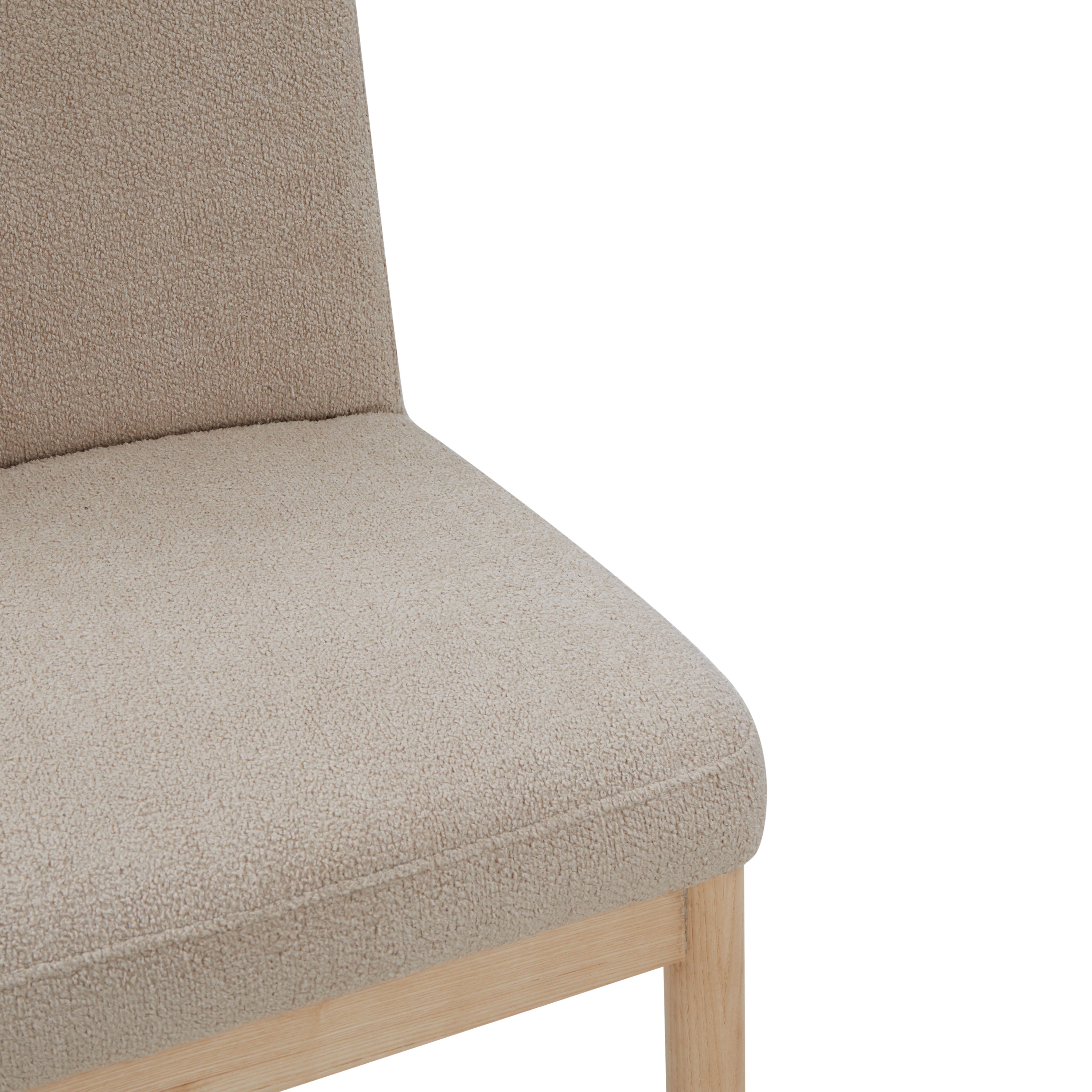 Safavieh Couture Halcy Boucle Dining Chair, SFV4837 - Oatmeal / Natural