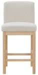 Safavieh Couture Halcy Boucle Counter Stool, SFV4838 - Cream / Natural