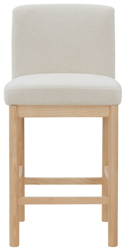 Safavieh Couture Halcy Boucle Counter Stool, SFV4838 - Cream / Natural