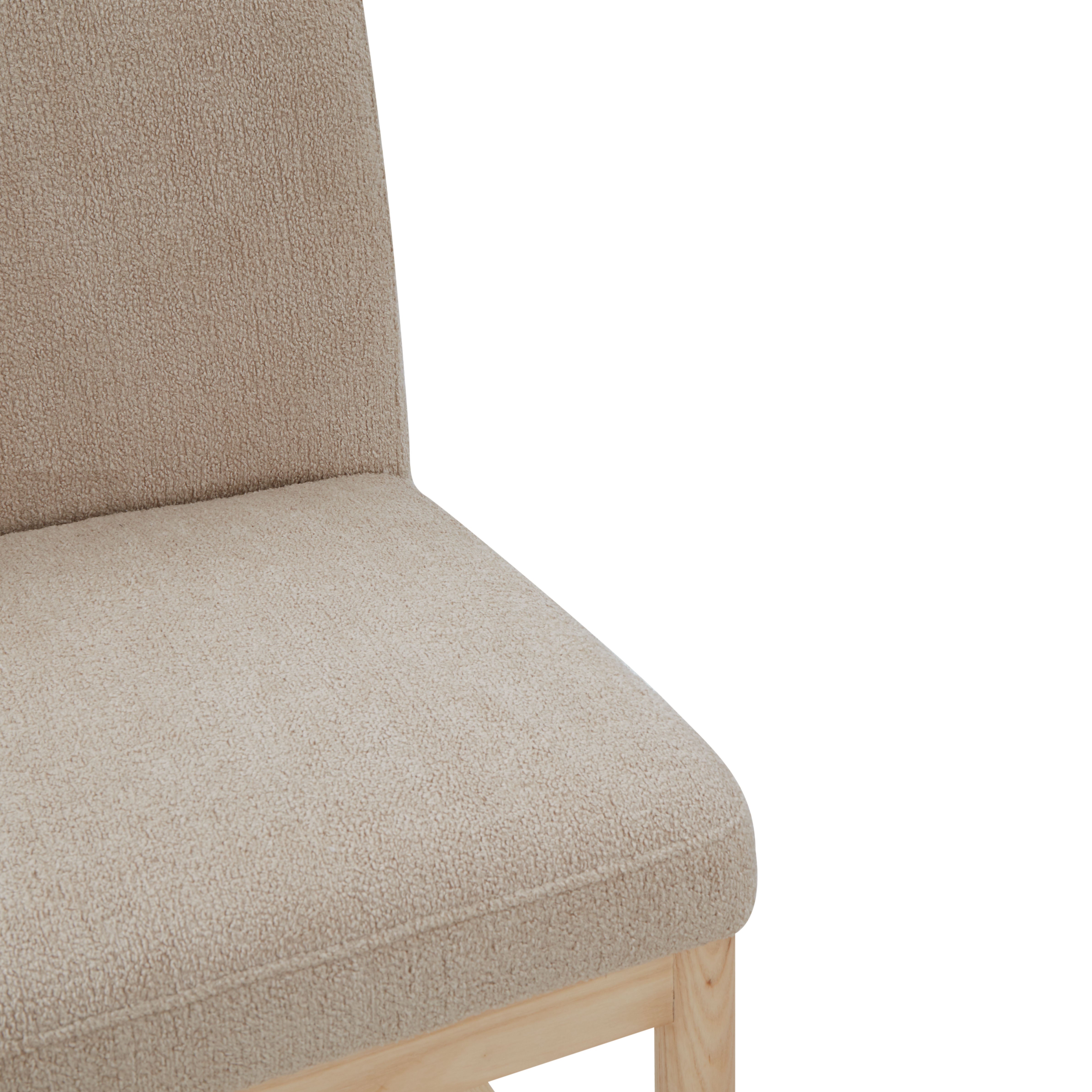 Safavieh Couture Halcy Boucle Counter Stool, SFV4838 - Oatmeal / Natural