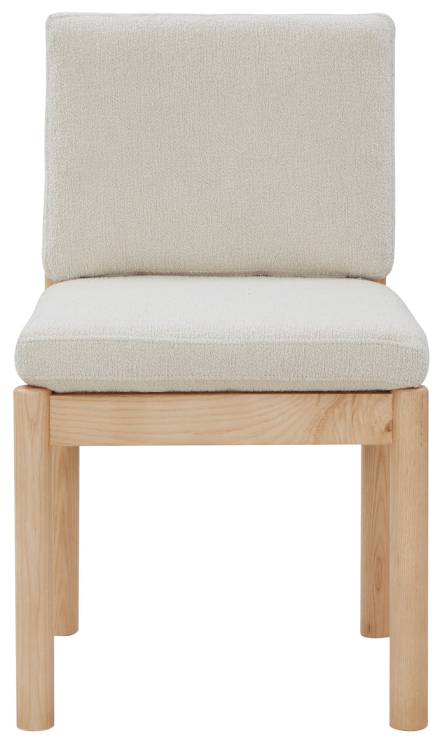 Safavieh Couture Kalmia Boucle Dining Chair, SFV4839 - Cream / Natural