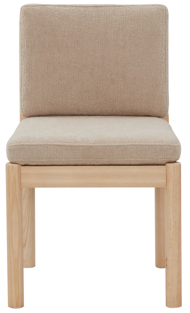 Safavieh Couture Kalmia Boucle Dining Chair, SFV4839 - Oatmeal / Natural