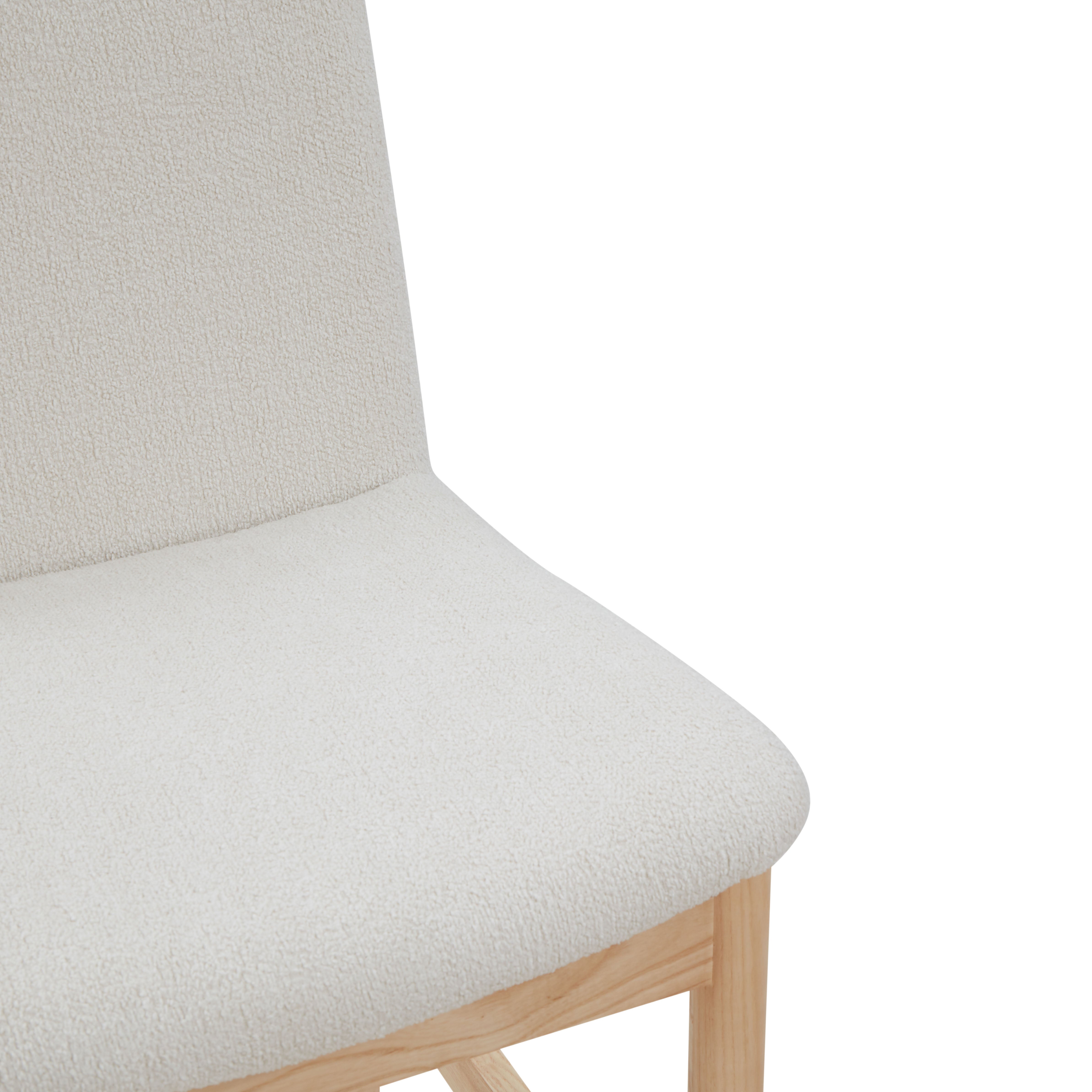 Safavieh Couture Abriella Boucle Counter Stool, SFV4842 - Cream / Natural