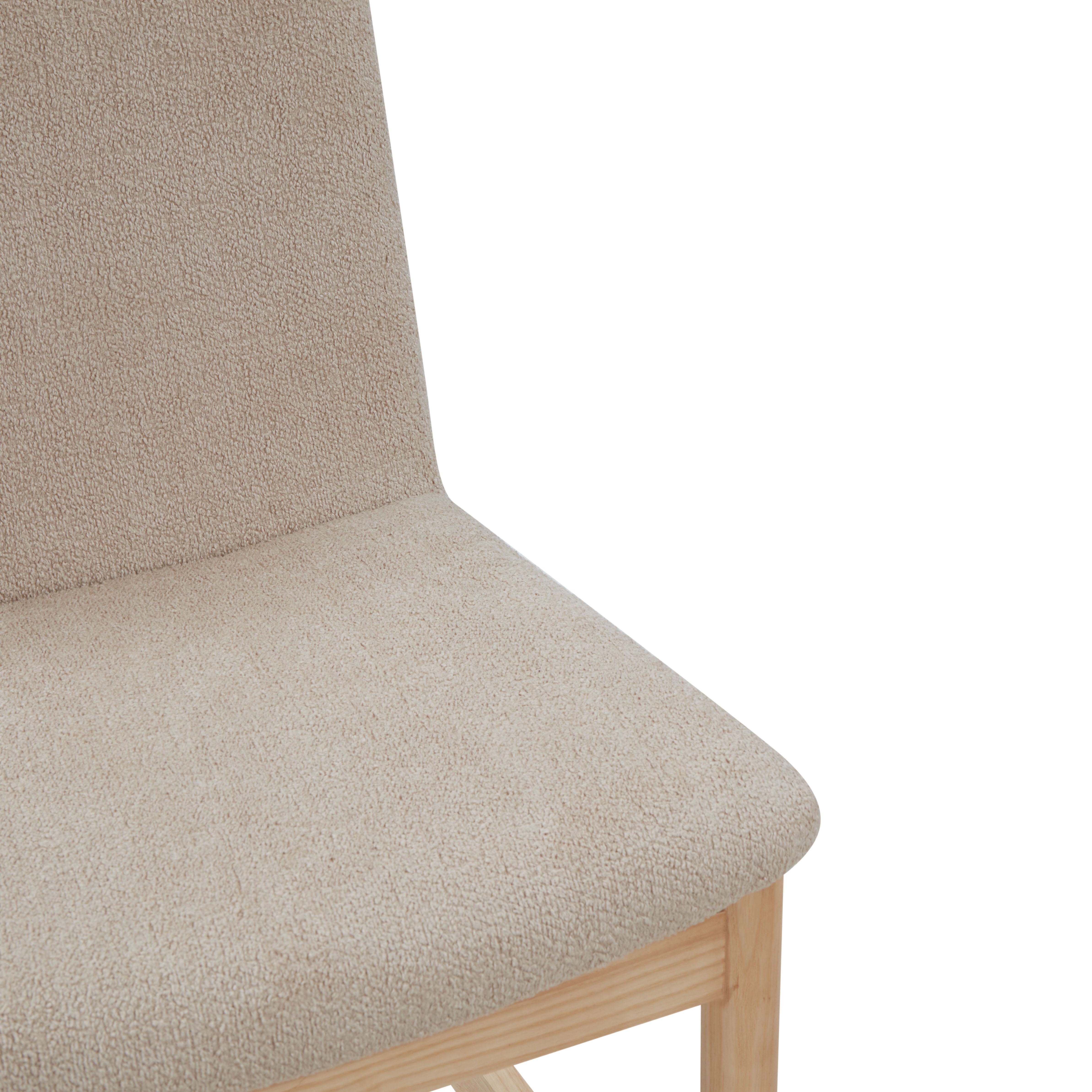 Safavieh Couture Abriella Boucle Counter Stool, SFV4842 - Oatmeal / Natural