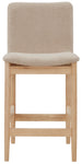 Safavieh Couture Abriella Boucle Counter Stool, SFV4842 - Oatmeal / Natural