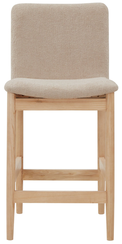 Safavieh Couture Abriella Boucle Counter Stool, SFV4842 - Oatmeal / Natural