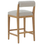 Safavieh Couture Oaklie Rolled Back Counter Stool, SFV4851 - Taupe / Natural