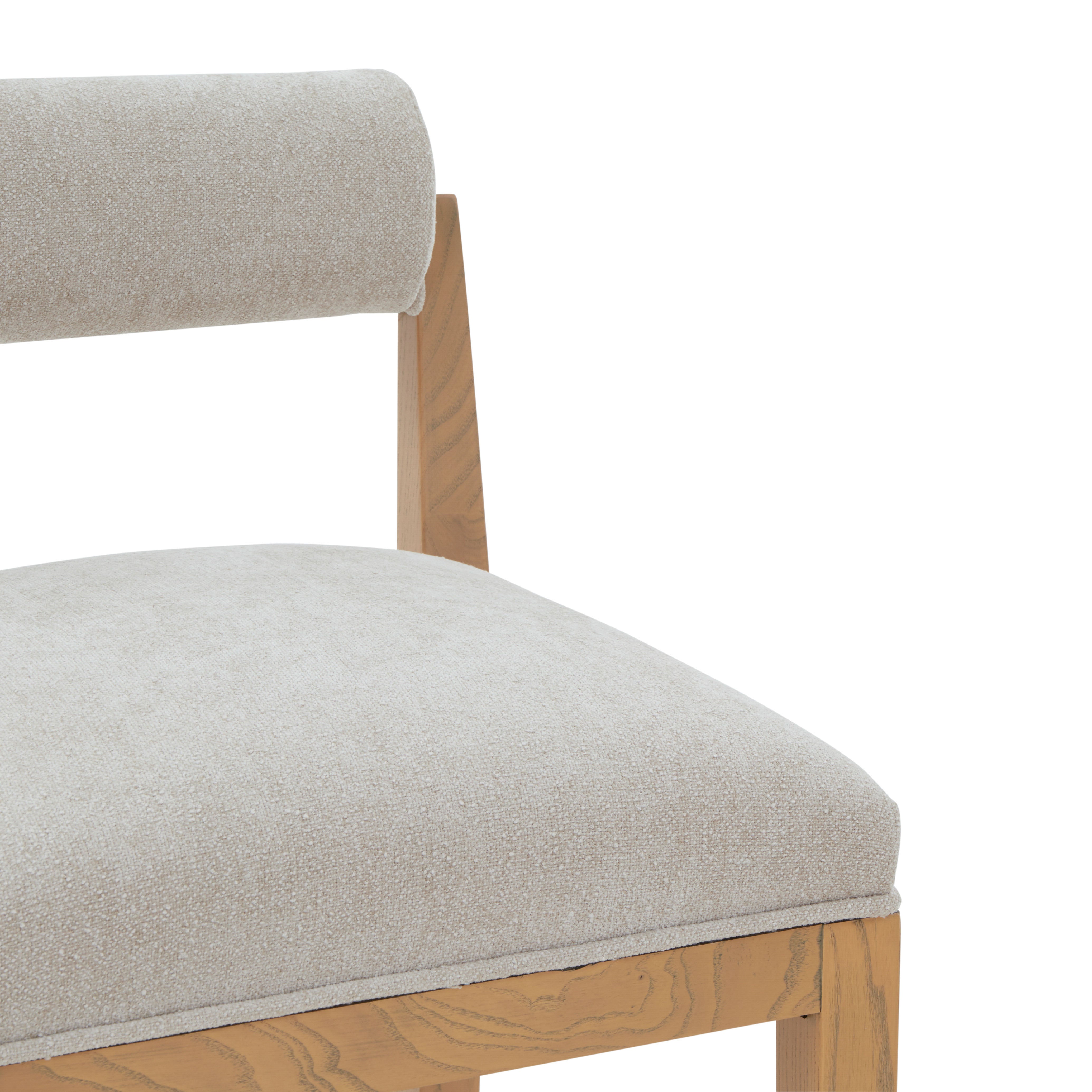 Safavieh Couture Oaklie Rolled Back Counter Stool, SFV4851 - Taupe / Natural