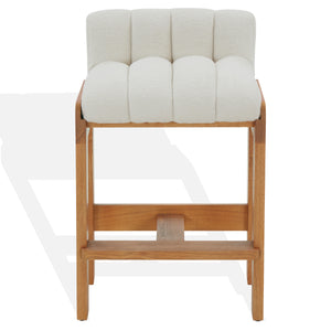 Safavieh Couture Delphini Boucle Counter Stool, SFV4870