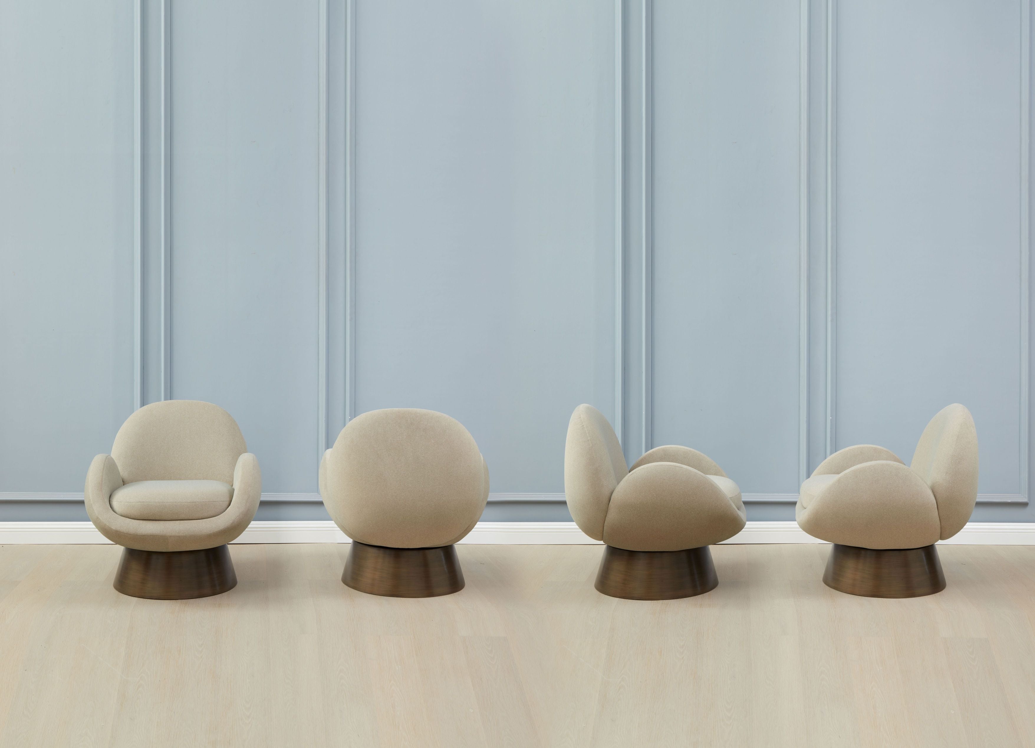 LIGHT BROWN / ANTIQUE GOLD