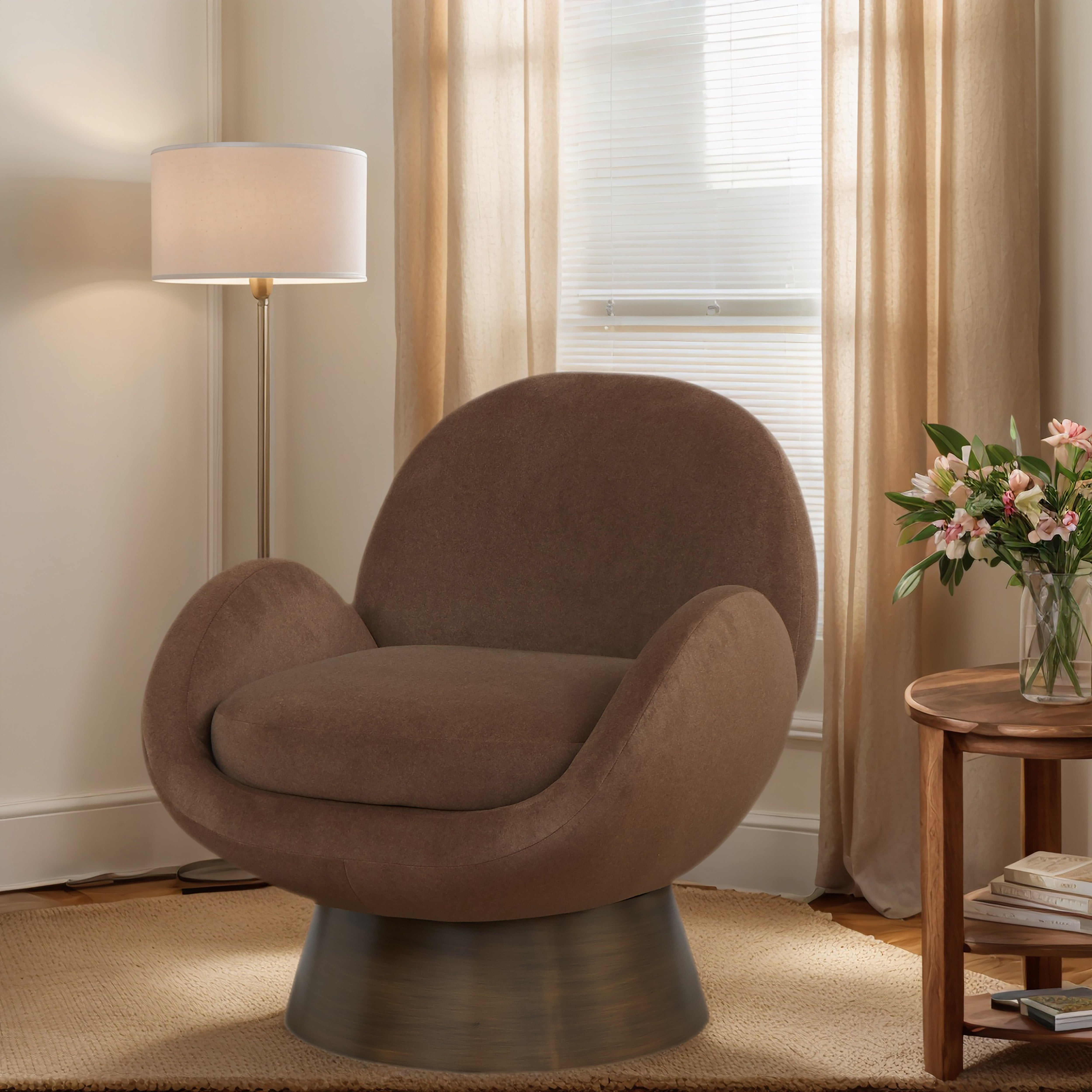 BROWN / ANTIQUE GOLD