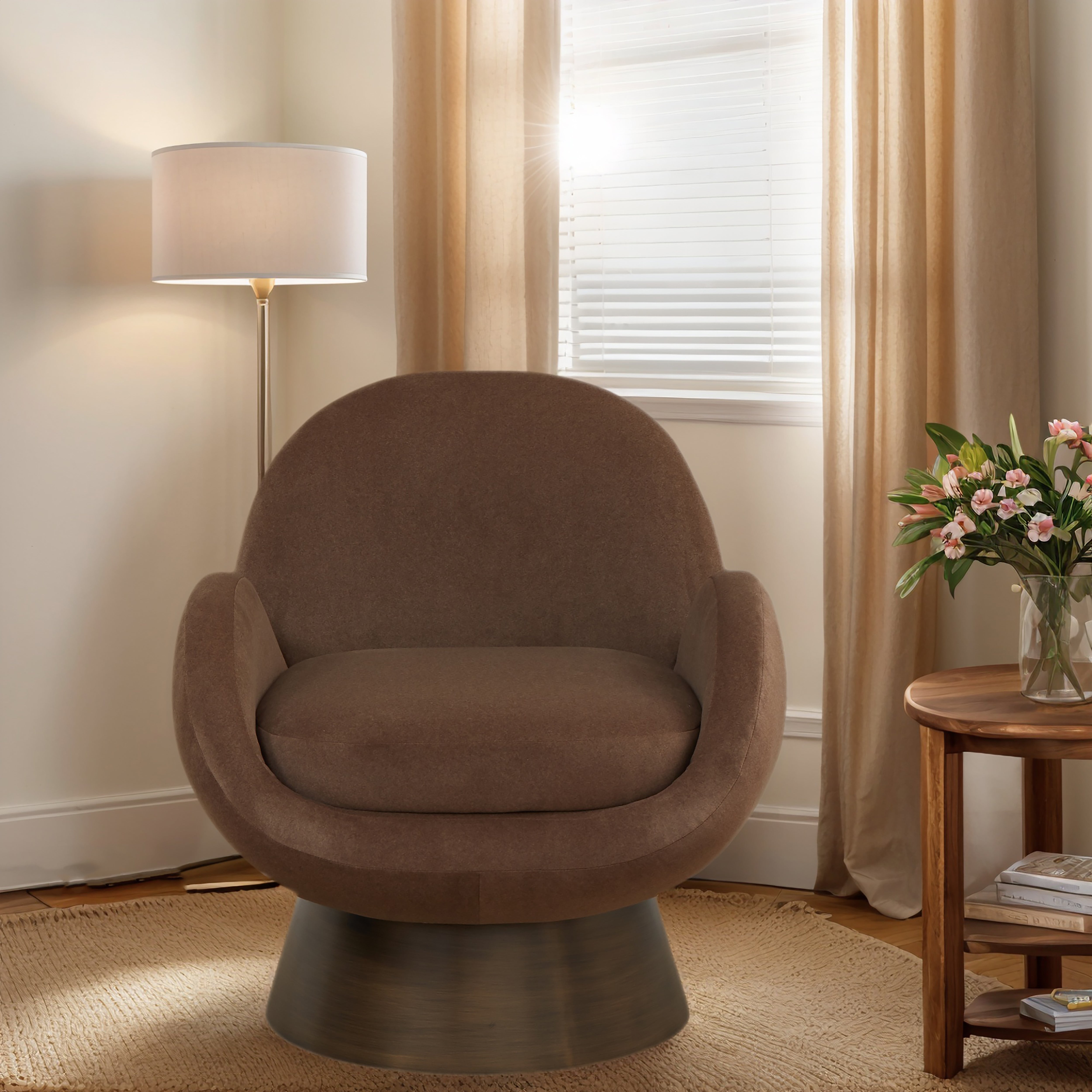 BROWN / ANTIQUE GOLD