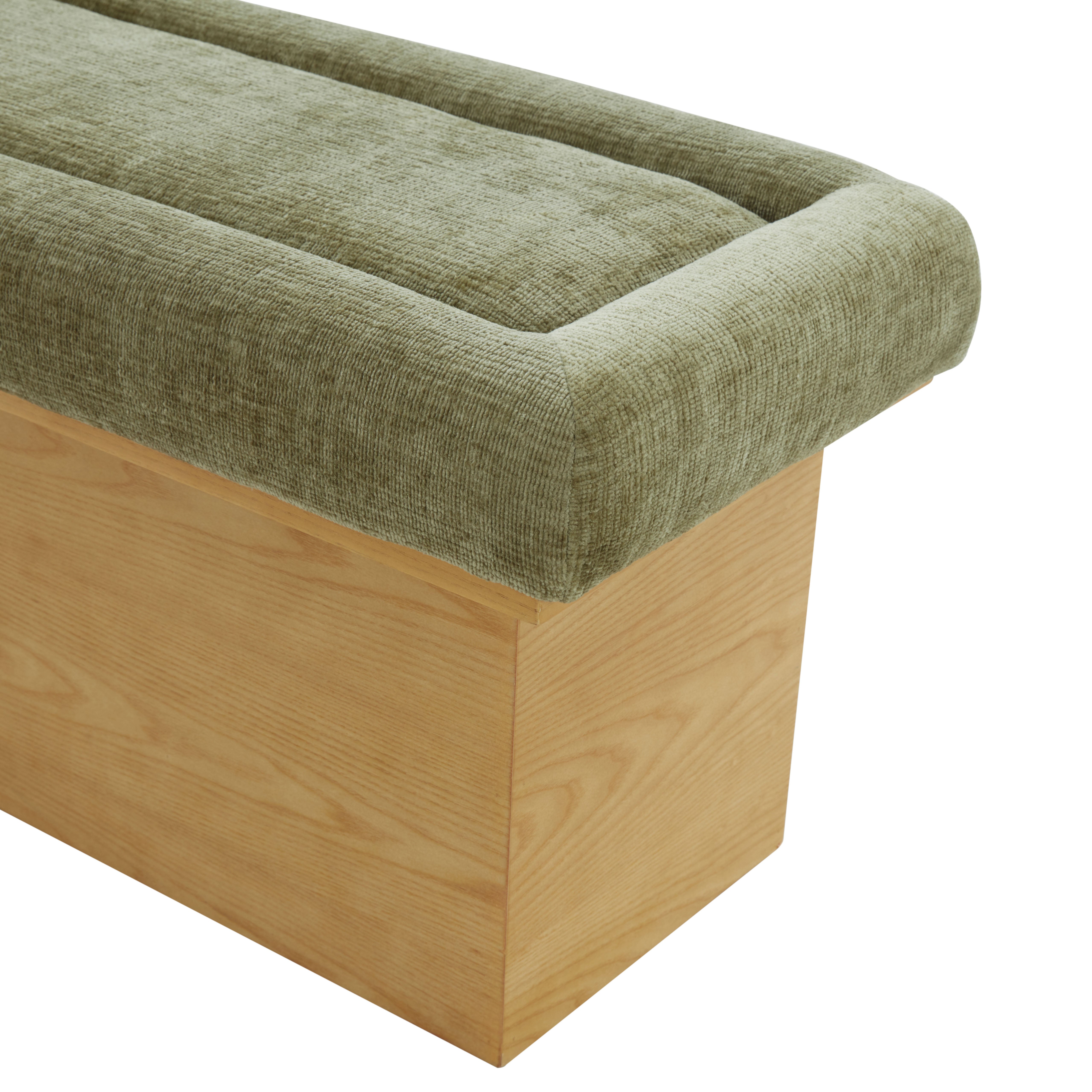 OLIVE GREEN / WALNUT