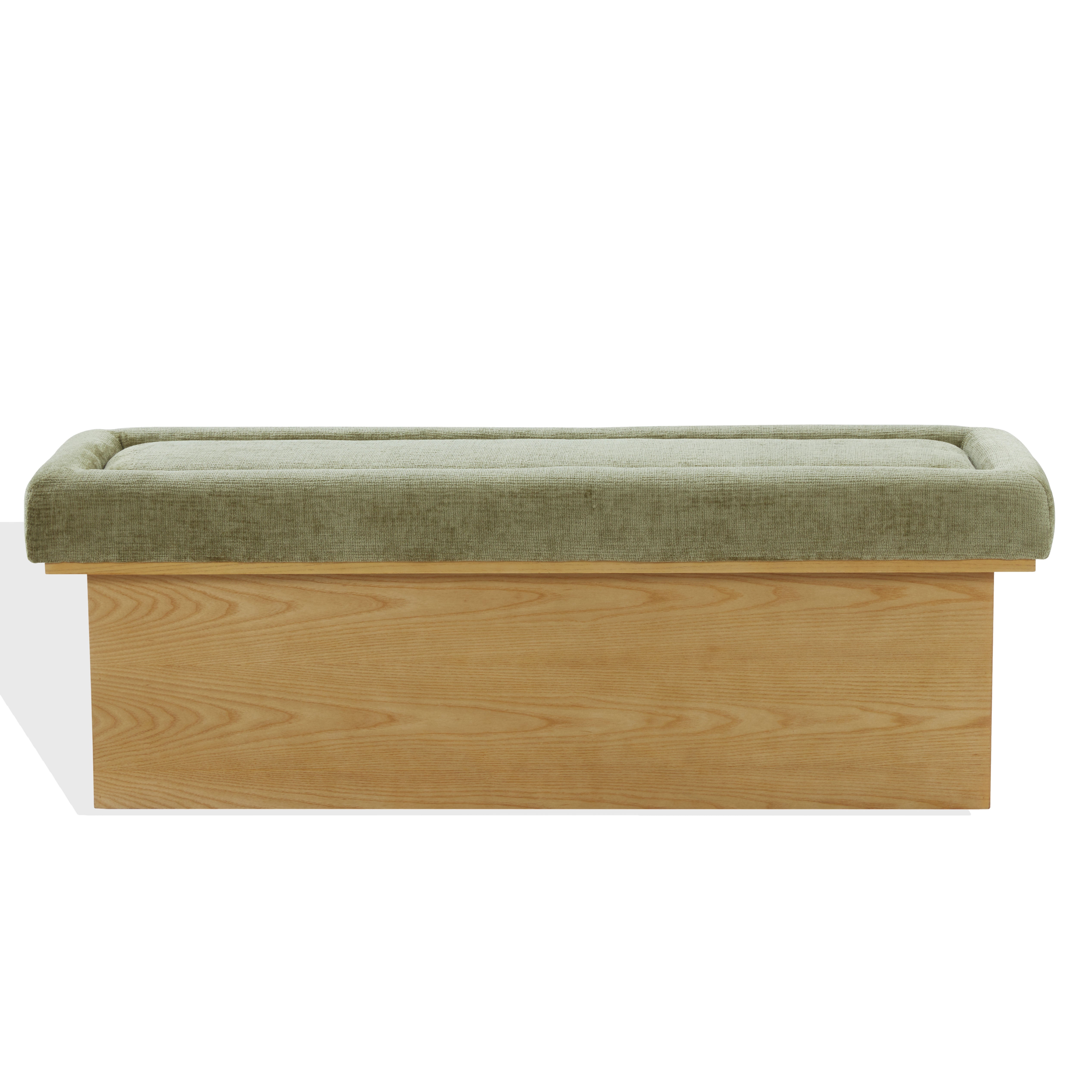 OLIVE GREEN / WALNUT