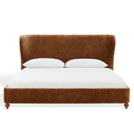 Lakelyn Chenille Wingback Bed – AMBER