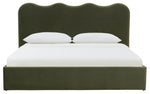 Bellabrynne Scalloped Bed – FOREST GREEN