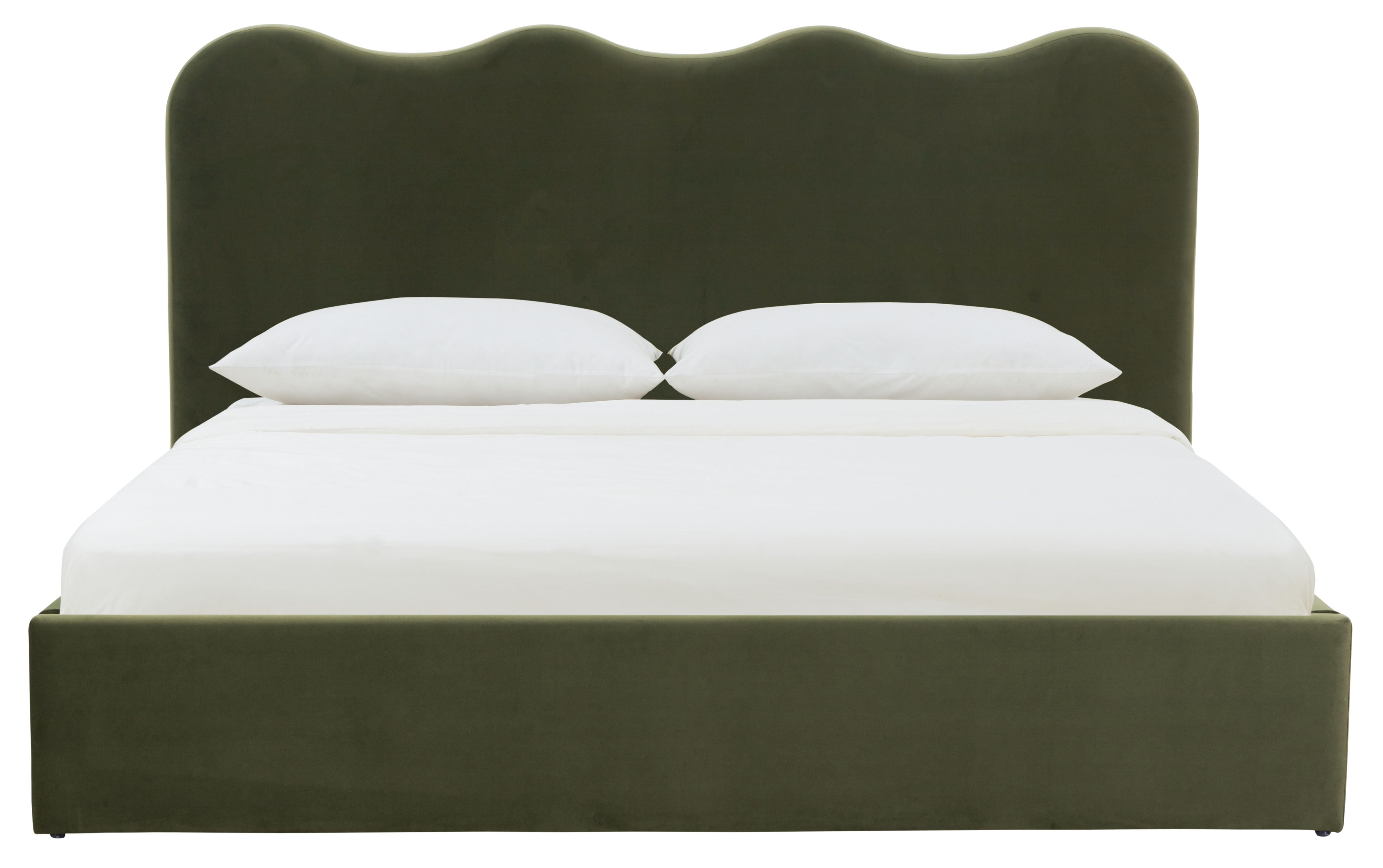Bellabrynne Scalloped Bed – FOREST GREEN