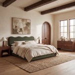 Bellabrynne Scalloped Bed – FOREST GREEN
