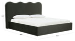 Bellabrynne Scalloped Bed – FOREST GREEN
