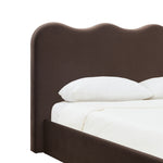 Bellabrynne Scalloped Bed – DARK BROWN
