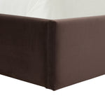 Bellabrynne Scalloped Bed – DARK BROWN