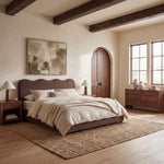 Bellabrynne Scalloped Bed – DARK BROWN