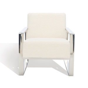 Safavieh Couture Ramos Metal Framed Teddy Accent Chair, SFV5037