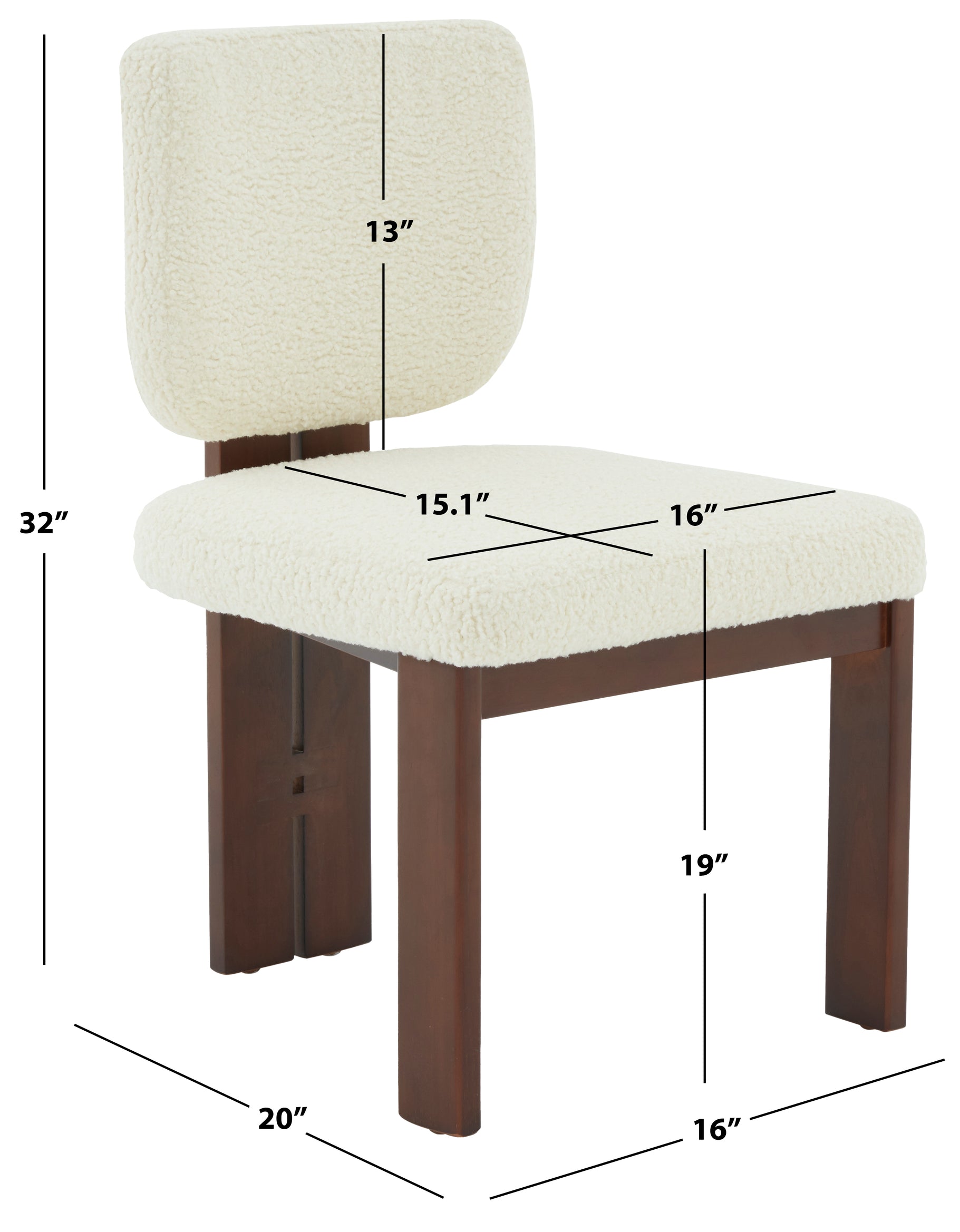 IVORY / DARK BROWN