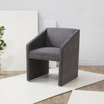 Safavieh Couture Liandra Upholstered Armchair - Dark Grey