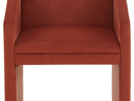 Safavieh Couture Liandra Upholstered Armchair - Rust