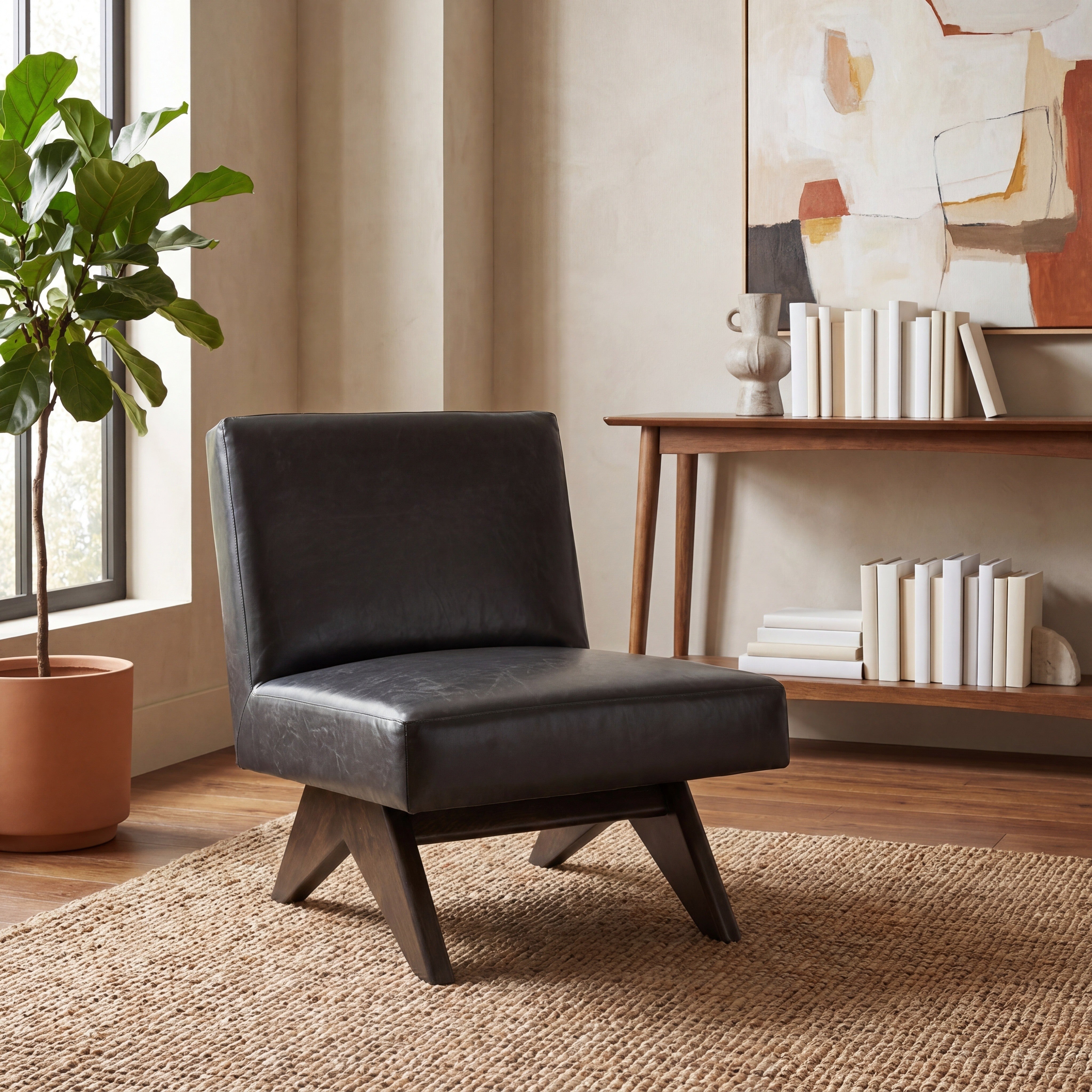 BLACK / WALNUT