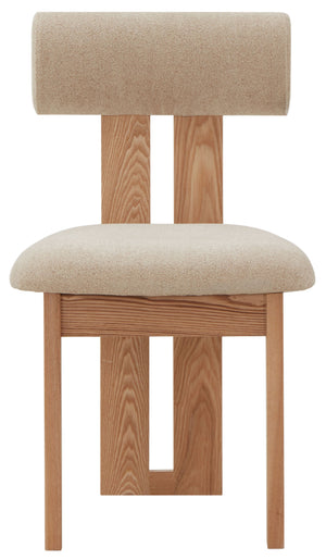 Safavieh Couture Halloway Boucle And Wood Dining Chair, SFV5099