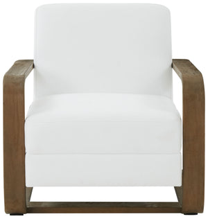 Safavieh Couture Jayshaw Wood Frame Accen Chair, SFV5107