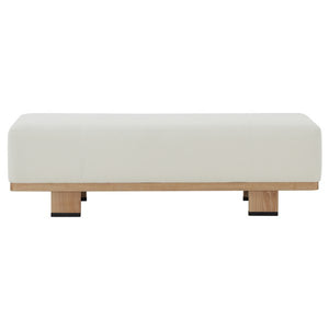 Safavieh Couture Abrianna Wood Base Bench, SFV5115