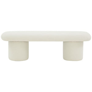 Safavieh Couture Cassandralee Boucle Bench, SFV5124