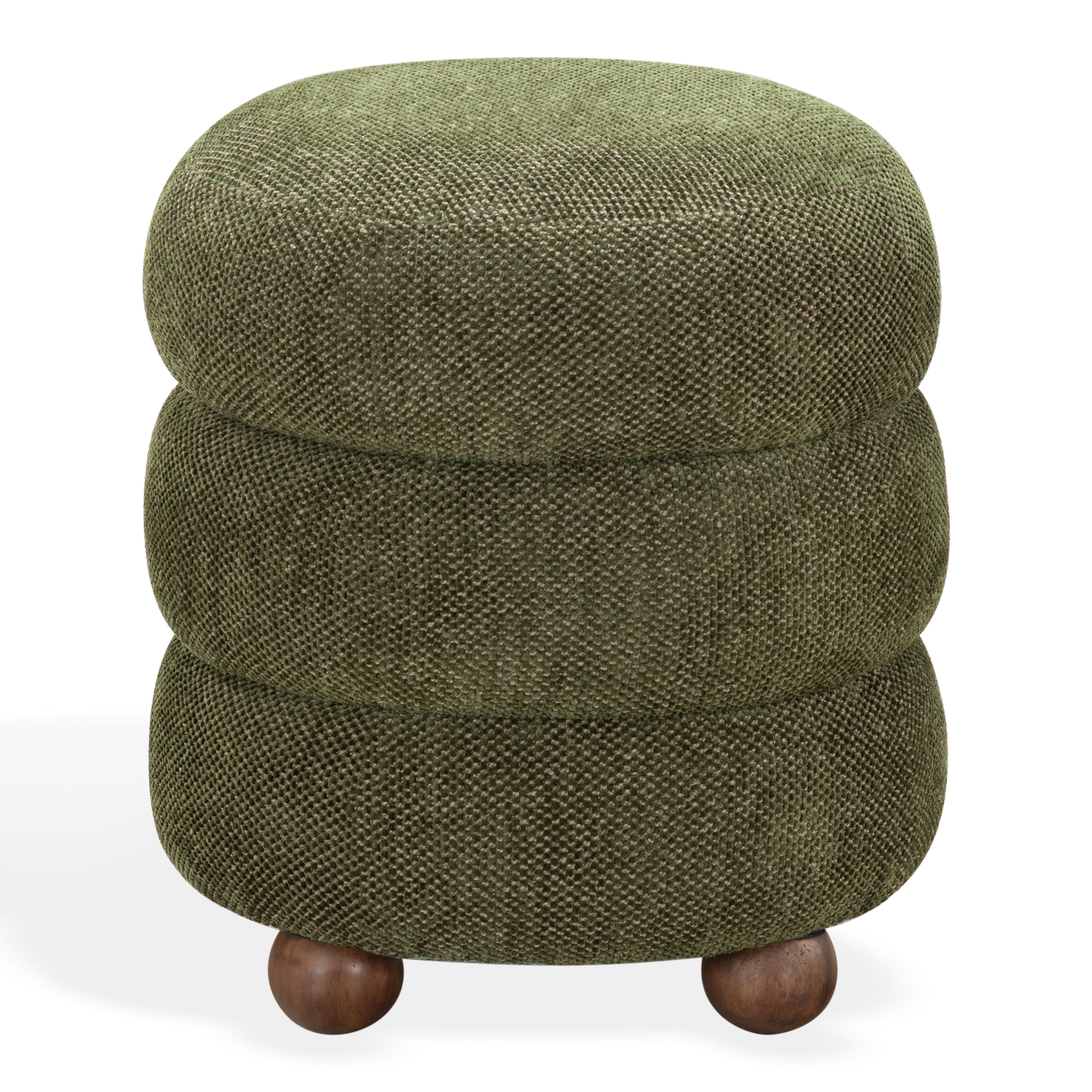 DARK GREEN / WALNUT
