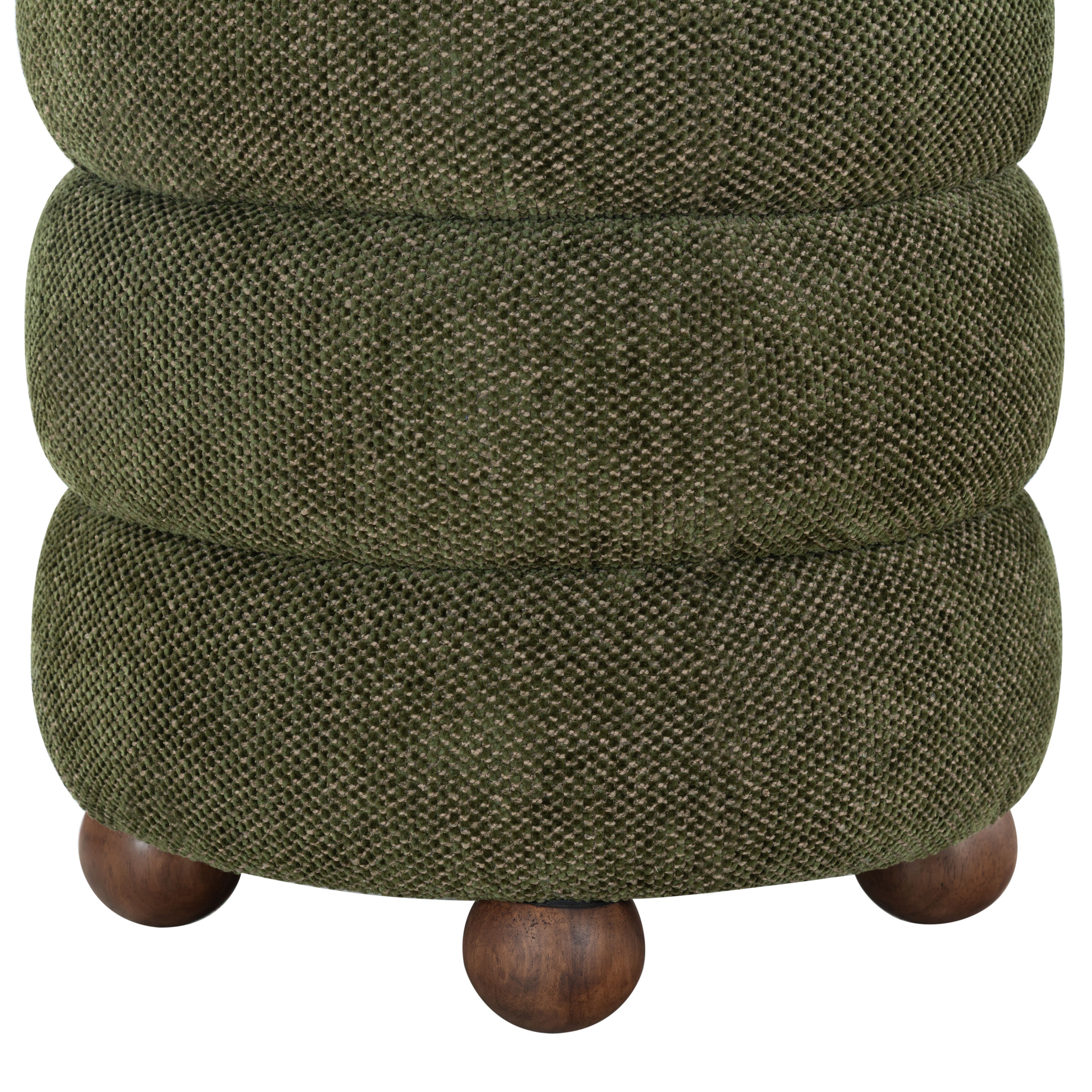 DARK GREEN / WALNUT