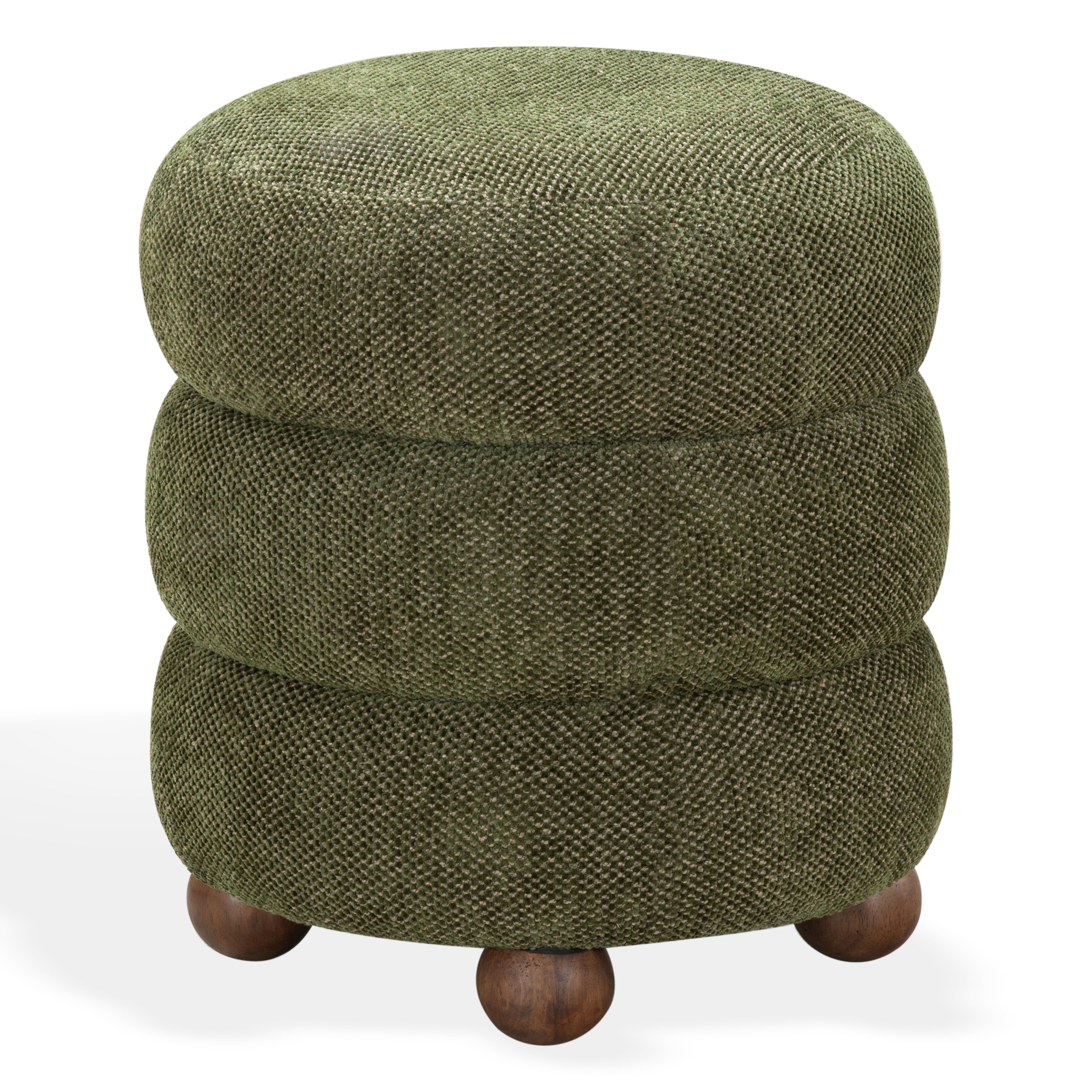 DARK GREEN / WALNUT