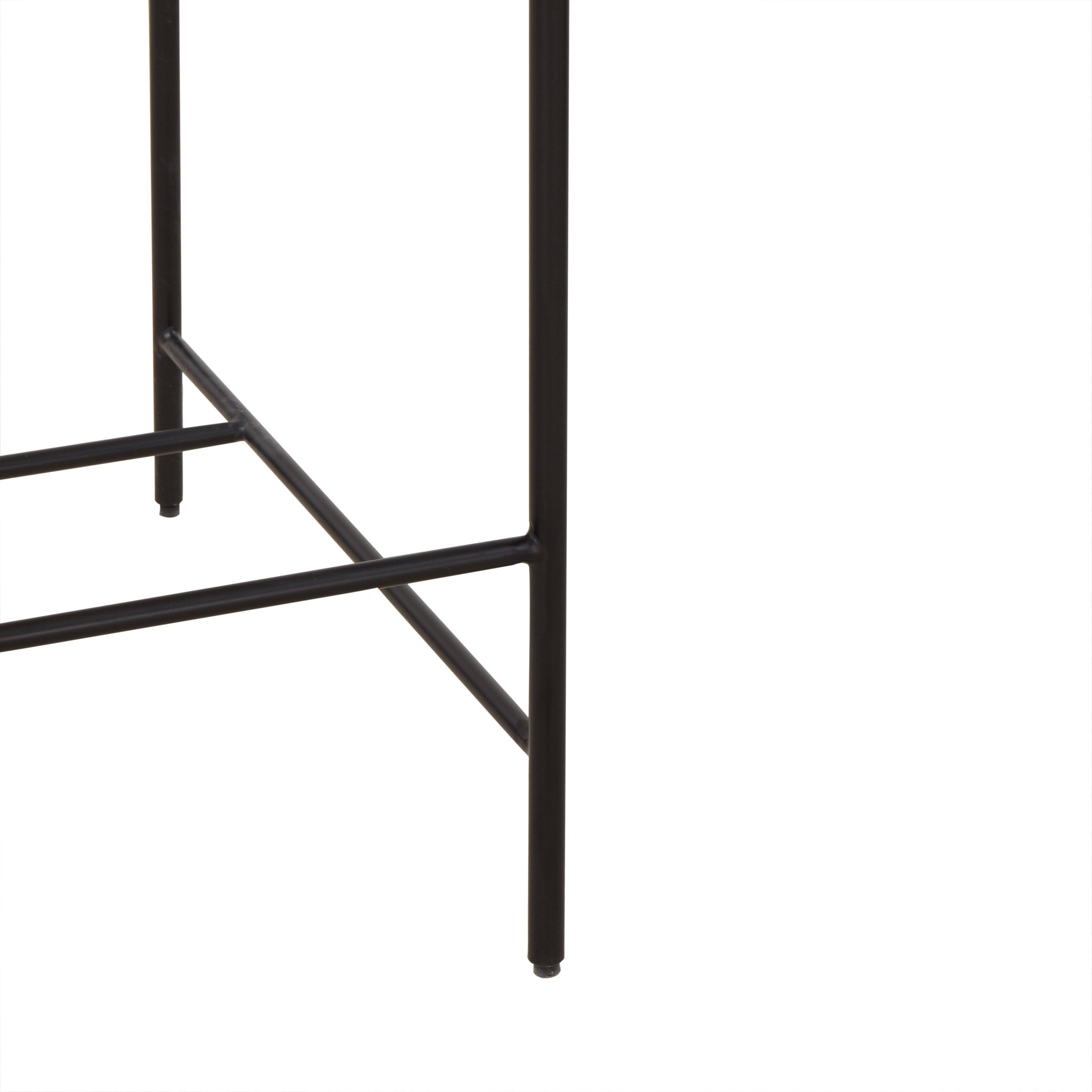 Safavieh Couture Macibella Channel Tufted Boucle Counter Stool, SFV5142 - Black