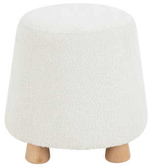Safavieh Couture Denison Round Chenille Ottoman, SFV5148