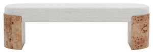 Safavieh Couture Nessabella Burl Leg Bench, SFV5150