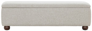 Safavieh Couture Lucija Boucle Storage Bench, SFV5153