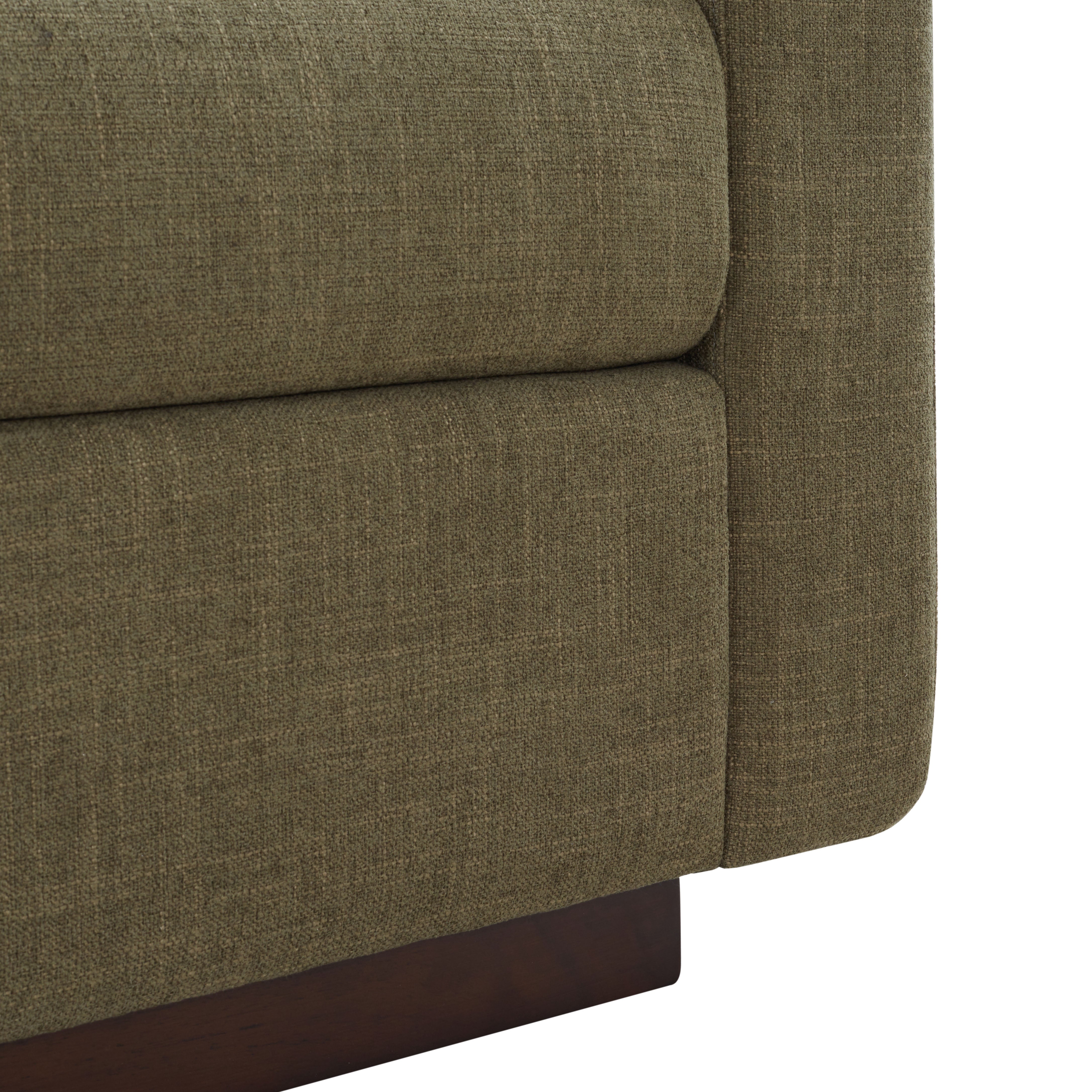 OLIVE GREEN / WALNUT